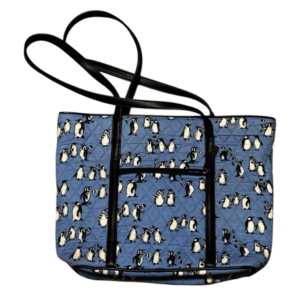 Vera Bradley Penguin Print Tote Bag - Picture 2 of 3